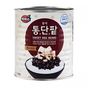 팥빙수재료 통조림 통단팥 캔팥 여름재료 업소용 빙수팥 빙수 3kg [aFIE7KE]