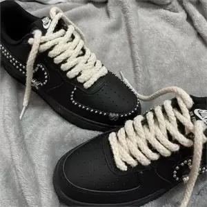 밧줄 신발끈 굵은 둥근 패션 두꺼운 신발끈 운동화 로프