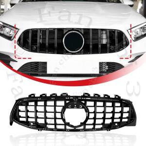 메르세데스 벤츠 CLA AMG W118 CLA180 200 250 35 2019-2024 GT 스타일 그릴용 자동차 앞 범퍼 후드 튜닝