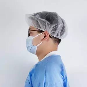 위생모 일회용 라운드 위생 부직포 캡 모자 100개입 RD-11145