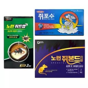 초강력 쥐끈끈이 쥐포수 10트랩(2매입x5팩)