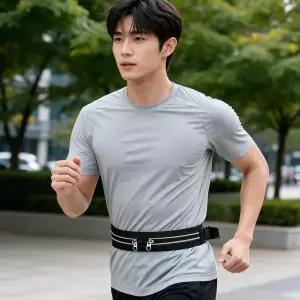 [하프클럽/알티피아]러닝벨트 힙색 플립벨트 슬림형 조깅 운동 마라톤 등산 라이딩 야간 러닝 벨트