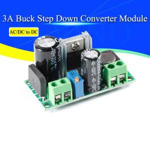 AC/DC-DC 벅 스텝다운 컨버터 모듈 LM2596HV 3V 12V DC 조정 가능한 전원 공급 장치