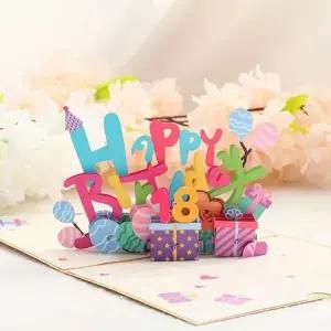 생일선물 입체 생일카드 축하카드 해피벌스데이 팝업 3d카드 감사