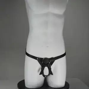 남성용 레그 하네스 펑크 조절 가능한 본디지 BDSM 웨어 허리 페티시웨어 벨트