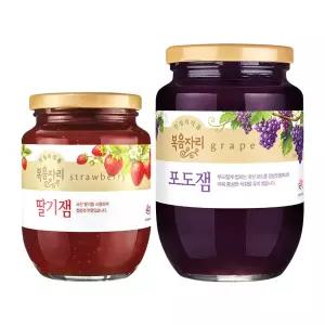 복음자리 딸기잼 380g +포도잼 620g