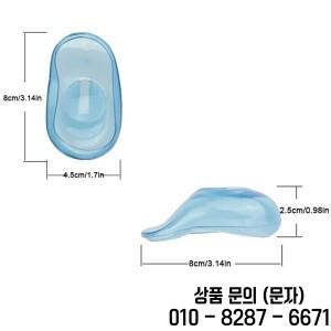 2Pcs 재사용 가능한 미용 귀 덮개 방수 보호기 머리 염색 실리콘 목욕 이발사 모자