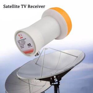 풀 HD 위성 TV 수신기 범용 단일 LNB L9.75/10.6 KU LNB 1 출력 LNBF 방수 위성 안테나 LNB 디지털 KU BAND