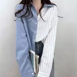 여성 스프 셔츠 긴팔 캐주얼 봄가을
