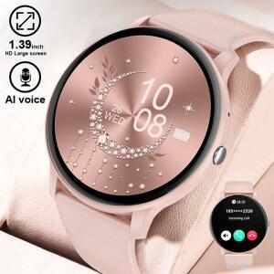 LIGE 2025 블루투스 통화 스마트 워치 여성 맞춤형 다이얼 시계 남성 스포츠 피트니스 트래커 심박수 Smartwatch For Android iOS