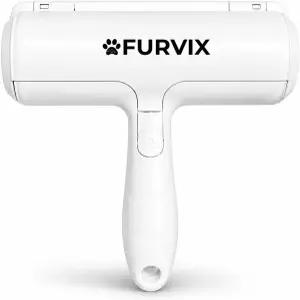 FURVIX 재사용 가능한 반려동물 털 제거 롤러 강아지 및 고양이 자동 세척 가구·소파·카펫·침구·자동차
