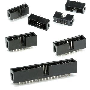 10PCS Dip 6/10/20/26/34/40 핀 2.54mm 피치 수 소켓 스트레이트 Idc 박스 헤더 Pcb 커넥터 이중 행 Dc3