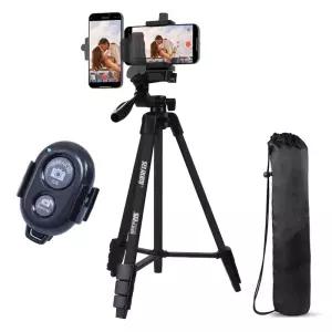 셀루미 136cm 고강성 퍼포먼스 삼각대 홀더 리모컨 세트 SEL-TRD150A INTO-BT100 블랙
