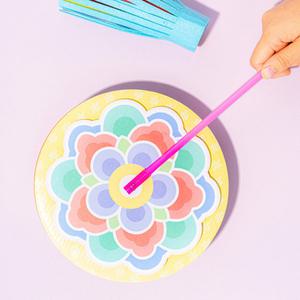 추석 만들기 종이 미니 굴렁쇠 초등 미술 재료 놀이 치료