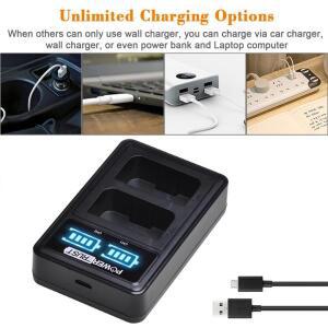 EN-EL25 배터리  LED USB 충전기니콘 Z FC 카메라 리튬 이온 7.6V1680mAh