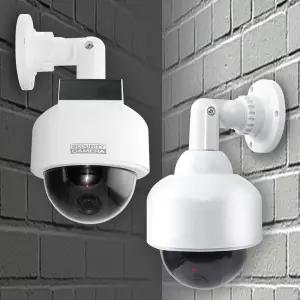 원형 모형CCTV 점멸LED 방범용 가짜CCTV 충전/씨씨티비/감시/카메라/보안/모조/안전/도난방지