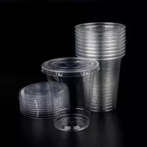 PET 뚜껑 테이크아웃컵 10P 냉커피 음료컵