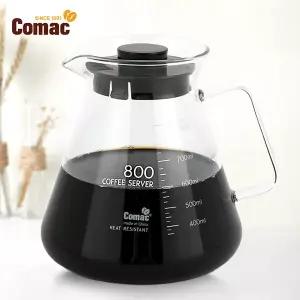 코맥 유리 커피서버 포트 드립주전자 800ml (G6) [커피서버/커피주전자/드립서버/드립포트]