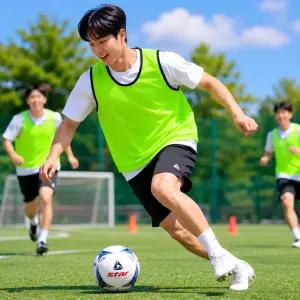 인증받은 정품 팀조끼 (Small) 사이즈(유소년용)/학교수업/축구조끼/체육