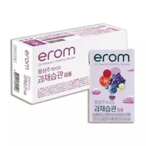 [굿소일] 과채습관 퍼플 적포도 아로니아 영양 140ml 24팩