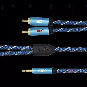 스트레오케이블 3.5 rca선 aux 스트레오to2RCA bcd728