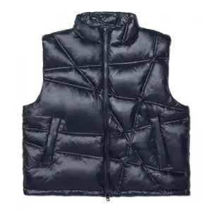 [국내매장판] 노매뉴얼 패딩조끼 TRACK DUCK DOWN VEST - GLOSSY BLACK 561626