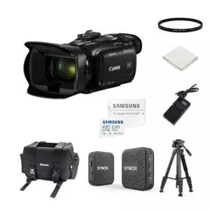 Canon 캐논 VIXIA HF G70 4K 캠코더 패키지 / 512GB,무선마이크 송수신기 세트, 가방, 삼각대, UV필터, 융, 충전기, SD리더기, 대용량배터리