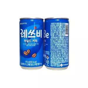 레쓰비 마일드 캔커피 바코드 O 일반 편의점 판매용 미니캔 175ml x 30개 /s
