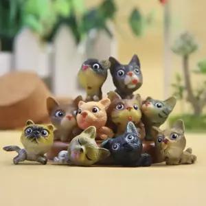 (10개입) 강아지 세트/예쁜/테라리움/미니/카페/차량용/만들기/장식품/홈장식/감성/피규어/소품/납골당