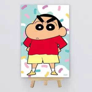 [아트박스]/하비스스퀘어 짱구는 못말려 든든 짱구 보석십자수 스티커 10x15cm