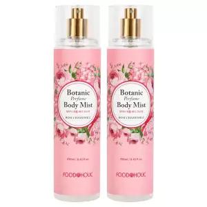 [푸드어홀릭](1+1)푸드어홀릭 보타닉 퍼퓸 바디미스트 로즈 캐모마일 250ml /향좋은 살냄새