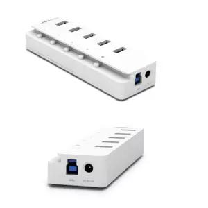 UH505 USB허브 고속 USB3.0 4포트 충전 1포트 절전형