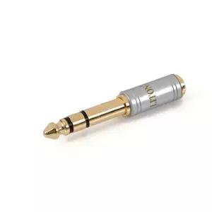 스테레오 변환 젠더 3.5mm 오디오 잭변환 5.5mm 변환 단자 케이블 총알 헤드폰 도금 믹서