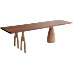 통나무 식탁 레스토랑 롱테이블 대형 직사각형 커피숍 소나무우드보드 140 x 70x75cm