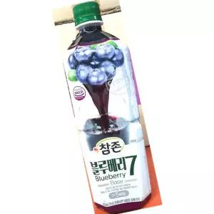 참존식품 블루베리원액 835ml 과일 음료 농축액
