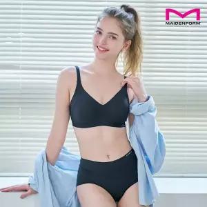 [NS홈쇼핑][메이든폼] 더블 서포트핏 브라팬티 2종세트 블랙 MFW5O15_T[35968391]