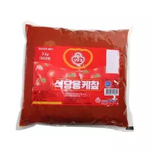 케찹 오뚜기 식당용케찹스파우트팩3.3kg