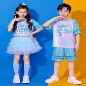 코드루이스 남아옷 여아옷 학예회 반짝이 댄스복 합창복 레이스 치마 치어리더