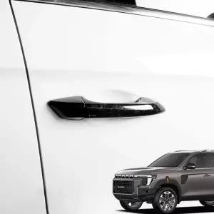 무쏘 Q300 도어 손잡이 커버 자동차 카본 튜닝