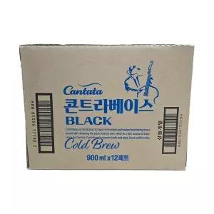 칸타타 콘트라베이스 콜드브루 블랙 900ml 12개