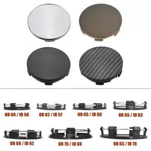 자동차휠캡 범용 블랭크 센터 캡 60mm/62mm/65mm/68mm/70mm/83mm 로고 없음 베이스 림 허브 휠 커버 자동차