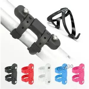 자전거 물통 케이지 마운트 변환 키트 물병 컵 홀더 스트랩 어댑터 시트트 포크 프레임 설치 사이클링