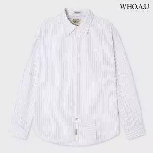 후아유 여성 Loose Fit Striped Shirt (셔츠) WHYSG3731F