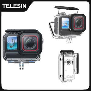 TELESIN 45M 방수 케이스 Insta 360 Ace pro 수중 다이빙 하우징 커버 보호 액션 카메라 액세서리