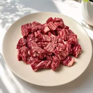 [농할] [정립한우] 1++등급 갈비 양지 200g 국거리용 냉장