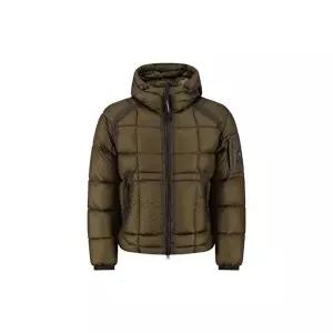 [CP COMPANY]26FW 렌즈 와펜 DD 쉘 패딩 자켓 아이비그린 21CMOW702A 110416A 683