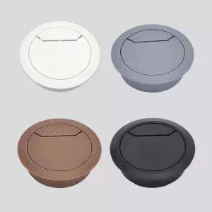 사무실책상 전선홀캡 구멍마개 원형커버 플라스틱60mm