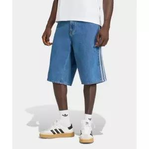 [국내백화점 매장정품] 아디다스 ADIDAS 파이어버드 데님 숏 팬츠 - 블루 KD1500 129353