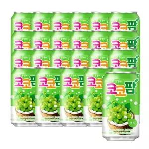 [하프클럽/]코코팜 포도 340ml X24 캔