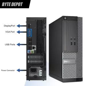 델 데스크탑 PC i7 64GB 17TB SSDHDD Windows 10 와이파이 BT